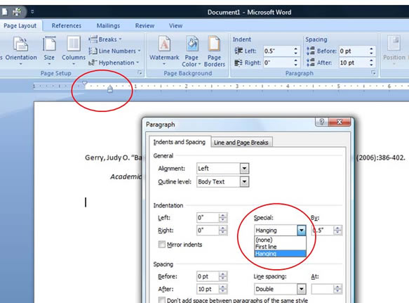 This page represents the previous version (7th edition) of MLA formatting.